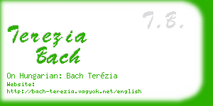 terezia bach business card