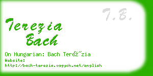 terezia bach business card